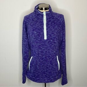 Avalanche Loma Purple Snap Front Sweatshirt